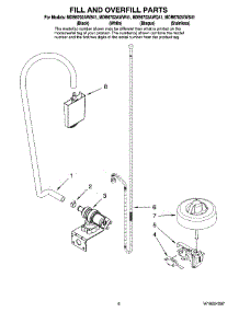 06 - Fill And Overfill Parts parts for Maytag Dishwasher MDB6702AWS41 from AppliancePartsPros.com