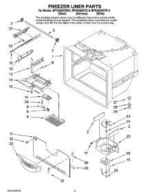 02 - Freezer Liner Parts parts for Maytag Refrigerator MFD2562KEW10 from AppliancePartsPros.com