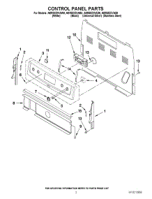 02 - Control Panel Parts parts for Maytag Range AER5822VAD0 from AppliancePartsPros.com