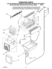 08 - Icemaker Parts, Optional Parts parts for Maytag Refrigerator MFF2558VEA10 from AppliancePartsPros.com