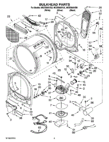 03 - Bulkhead Parts parts for Maytag Dryer MGDB800VB0 from AppliancePartsPros.com
