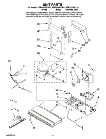 06 - Unit Parts parts for Maytag Refrigerator AFB2234WEB10 from AppliancePartsPros.com
