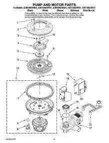08 - Pump And Motor Parts parts for Maytag Dishwasher ADB1500AWQ41 from AppliancePartsPros.com