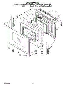 05 - Door Parts, Optional Parts parts for Maytag Range AER5844VAB0 from AppliancePartsPros.com