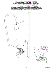 06 - Fill And Overfill Parts parts for Maytag Dishwasher MDB5601AWS42 from AppliancePartsPros.com