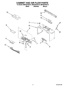 02 - Cabinet And Air Flow Parts parts for Maytag Microwave MMV5207BCQ14 from AppliancePartsPros.com