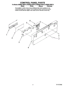 02 - Control Panel Parts parts for Maytag Dishwasher MDB8951BWQ10 from AppliancePartsPros.com