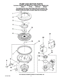 08 - Pump And Motor Parts parts for Maytag Dishwasher MDB7851AWW0 from AppliancePartsPros.com