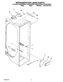 02 - Refrigerator Liner Parts parts for Maytag Refrigerator ASD2522WRS01 from AppliancePartsPros.com