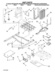 11 - Unit Parts parts for Maytag Refrigerator MSD2554VEB00 from AppliancePartsPros.com