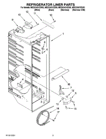 02 - Refrigerator Liner Parts parts for Maytag Refrigerator MSD2242VES00 from AppliancePartsPros.com