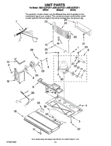 07 - Unit Parts parts for Maytag Refrigerator ABB1922FEQ11 from AppliancePartsPros.com