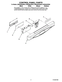 02 - Control Panel Parts parts for Maytag Dishwasher ADB2500AWS46 from AppliancePartsPros.com