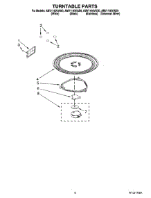 05 - Turntable Parts parts for Maytag Microwave AMV1160VAS0 from AppliancePartsPros.com