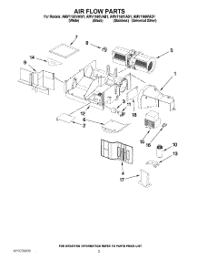 04 - Air Flow Parts parts for Maytag Microwave AMV1160VAB1 from AppliancePartsPros.com