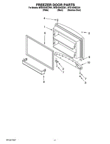 06 - Freezer Door Parts, Optional Parts (Not Included) parts for Maytag Refrigerator MTB1954EES01 from AppliancePartsPros.com