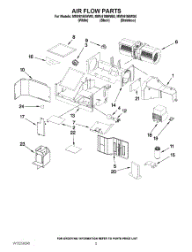 04 - Air Flow Parts parts for Maytag Microwave MMV6186WB0 from AppliancePartsPros.com