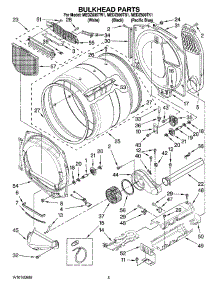 03 - Bulkhead Parts parts for Maytag Dryer MEDZ600TK1 from AppliancePartsPros.com