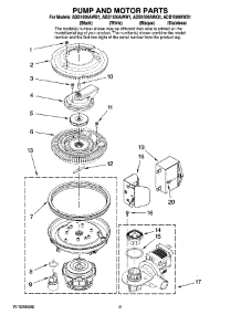 08 - Pump And Motor Parts parts for Maytag Dishwasher ADB1500AWS1 from AppliancePartsPros.com