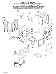 04 - Chassis Parts parts for Maytag Range MGRH865QDQ10 from AppliancePartsPros.com