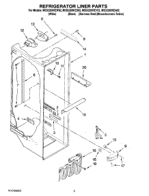 02 - Refrigerator Liner Parts parts for Maytag Refrigerator MSD2269KEA02 from AppliancePartsPros.com