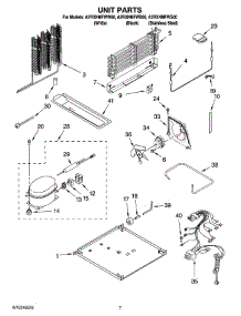 04 - Unit Parts parts for Maytag Refrigerator A2RXNMFWS00 from AppliancePartsPros.com