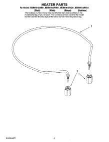 05 - Heater Parts parts for Maytag Dishwasher MDB6701AWB41 from AppliancePartsPros.com