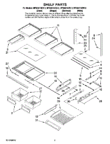 03 - Shelf Parts parts for Maytag Refrigerator MFI2067AEB12 from AppliancePartsPros.com