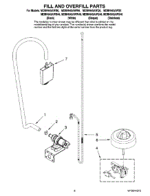 06 - Fill And Overfill Parts parts for Maytag Dishwasher MDBH945AWW46 from AppliancePartsPros.com