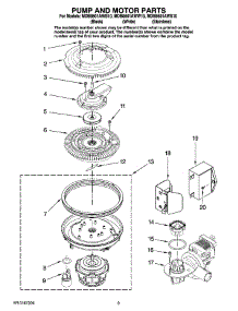 08 - Pump And Motor Parts parts for Maytag Dishwasher MDB8601AWB10 from AppliancePartsPros.com