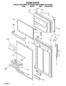 02 - Door Parts parts for Maytag Refrigerator MTF1842EEQ00 from AppliancePartsPros.com