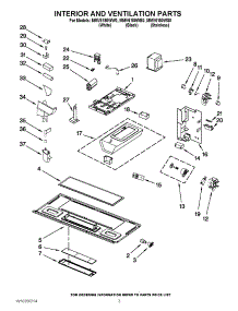 03 - Interior And Ventilation Parts parts for Maytag Microwave MMV6180WW0 from AppliancePartsPros.com
