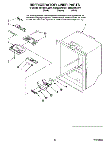 04 - Refrigerator Liner Parts parts for Maytag Refrigerator MBF2256KEW11 from AppliancePartsPros.com