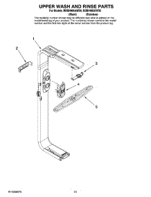 10 - Upper Wash And Rinse Parts parts for Maytag Dishwasher MDBH985AWS0 from AppliancePartsPros.com
