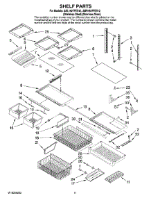 06 - Shelf Parts parts for Maytag Refrigerator ABR1927FES12 from AppliancePartsPros.com