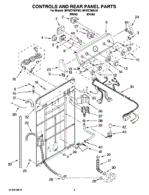 02 - Controls And Rear Panel Parts parts for Maytag Washer MVWC700VJ0 from AppliancePartsPros.com