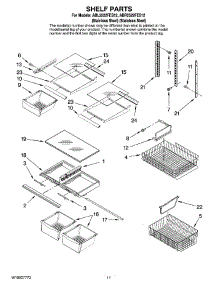 07 - Shelf Parts parts for Maytag Refrigerator ABL2522FES12 from AppliancePartsPros.com