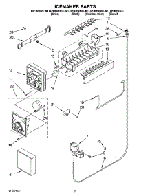 05 - Icemaker Parts parts for Maytag Refrigerator M1TXEMMWW00 from AppliancePartsPros.com