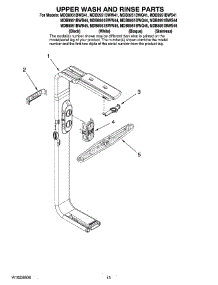 10 - Upper Wash And Rinse Parts, Optional Parts (Not Included) parts for Maytag Dishwasher MDB8951BWB41 from AppliancePartsPros.com