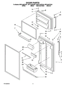 02 - Door Parts parts for Maytag Refrigerator MTF2142EEQ01 from AppliancePartsPros.com
