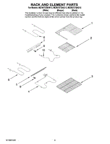 06 - Rack And Element Parts parts for Maytag Range MER6757BAQ15 from AppliancePartsPros.com