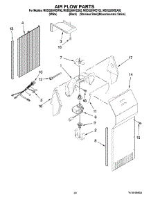 12 - Air Flow Parts, Optional Parts (Not Included) parts for Maytag Refrigerator MSD2269KEY02 from AppliancePartsPros.com