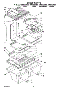 06 - Shelf Parts, Optional Parts parts for Maytag Refrigerator M1TXEMMWQ00 from AppliancePartsPros.com
