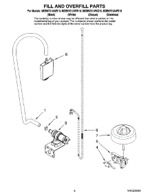 06 - Fill And Overfill Parts parts for Maytag Dishwasher MDB6701AWW10 from AppliancePartsPros.com