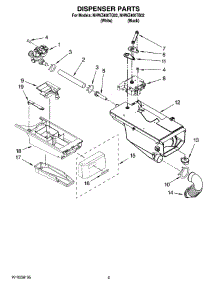 04 - Dispenser Parts parts for Maytag Washer MHWZ400TQ02 from AppliancePartsPros.com