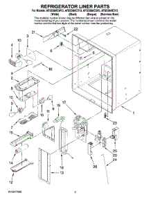 02 - Refrigerator Liner Parts parts for Maytag Refrigerator AFI2538AES13 from AppliancePartsPros.com