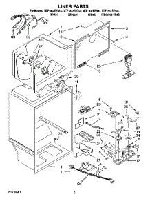03 - Liner Parts parts for Maytag Refrigerator MTF1842EEW00 from AppliancePartsPros.com