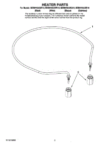 05 - Heater Parts parts for Maytag Dishwasher MDB6702AWQ10 from AppliancePartsPros.com