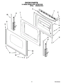 05 - Door Parts, Optional Parts (Not Included) parts for Maytag Range AER5821VAW0 from AppliancePartsPros.com