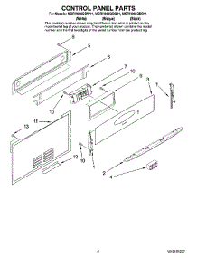 02 - Control Panel Parts parts for Maytag Range MGRH865QDW11 from AppliancePartsPros.com